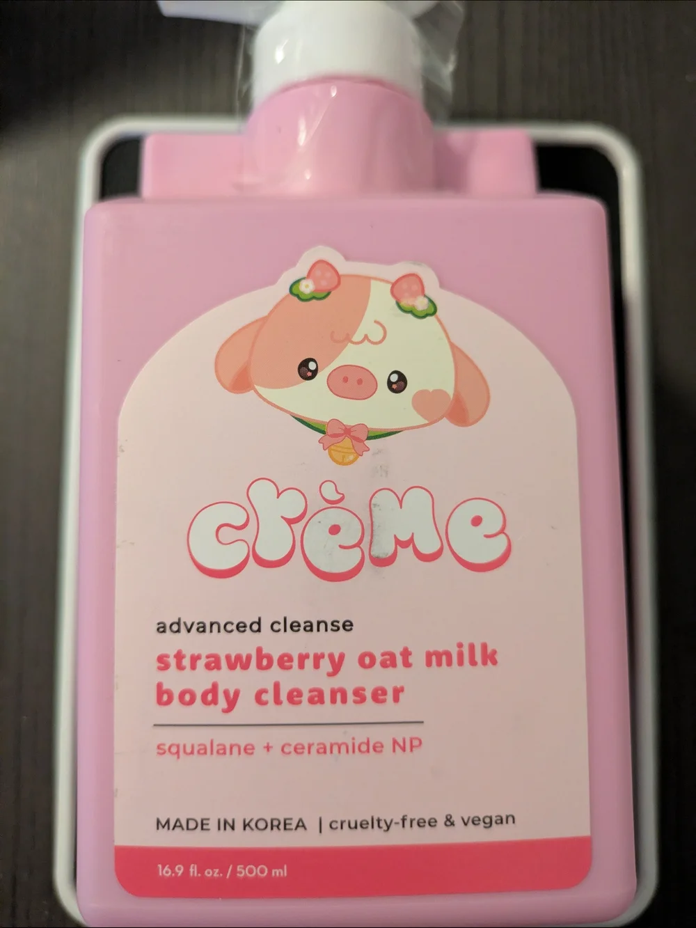 crème Strawberry Oat Milk Body Cleanser — Pink